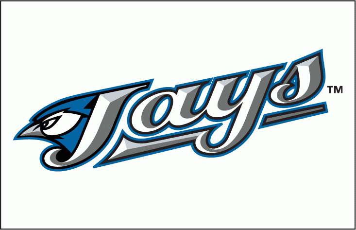 Dunedin Blue Jays wordmark logo 2004-2011 iron on heat transfer